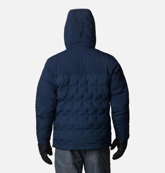 Columbia Wild Card Ski Jacket Navy For Men's NZ41825 New Zealand